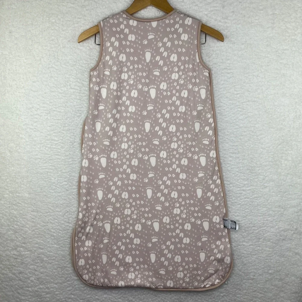 Copper Pearl Trek Sleep Bag Animal Tracks Wearable Blanket Mauve Neutral Large